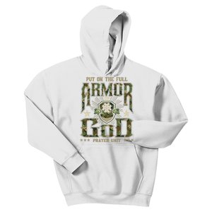 Put On The Full Armor Of God Christian Religious Bible Kids Hoodie