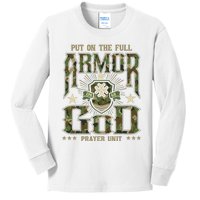 Put On The Full Armor Of God Christian Religious Bible Kids Long Sleeve Shirt