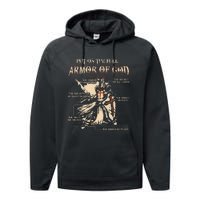 Put On The Full Armor Of God Jesus Performance Fleece Hoodie