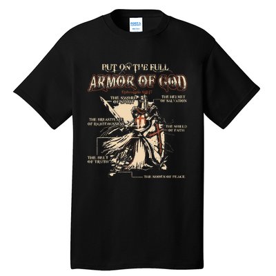 Put On The Full Armor Of God Jesus Tall T-Shirt