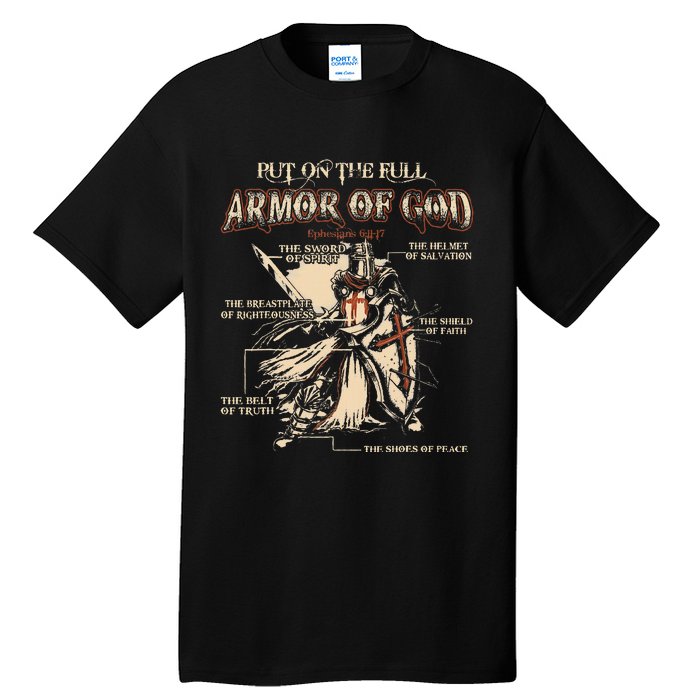 Put On The Full Armor Of God Jesus Tall T-Shirt