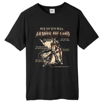 Put On The Full Armor Of God Jesus Tall Fusion ChromaSoft Performance T-Shirt