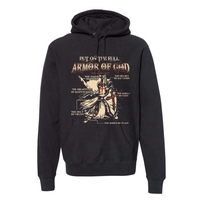 Put On The Full Armor Of God Jesus Premium Hoodie