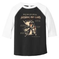 Put On The Full Armor Of God Jesus Toddler Fine Jersey T-Shirt