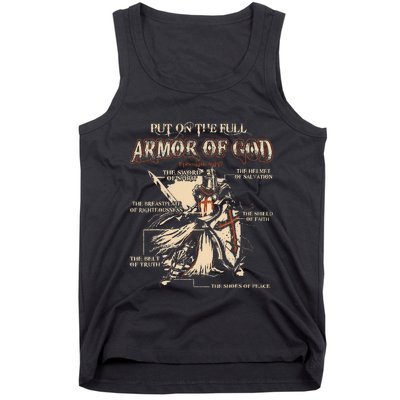 Put On The Full Armor Of God Jesus Tank Top