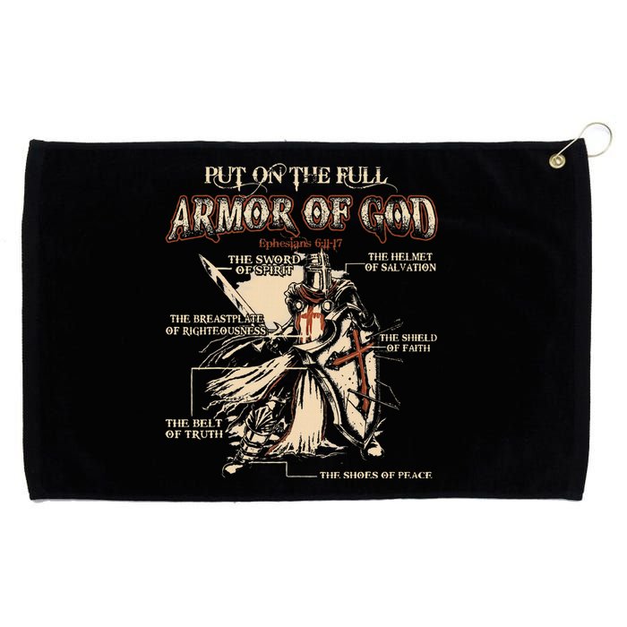 Put On The Full Armor Of God Jesus Grommeted Golf Towel