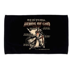 Put On The Full Armor Of God Jesus Microfiber Hand Towel