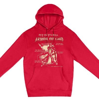 Put On The Full Armor Of God Jesus Premium Pullover Hoodie