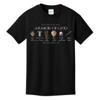 Put On The Full Armor Of God Belt Of Truth Breast Plate Of Kids T-Shirt