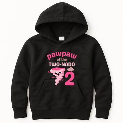 Pawpaw Of The Twonado Tornado Theme 2nd Birthday Kids Hoodie