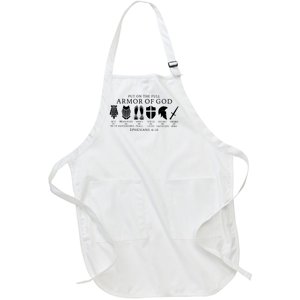 Put On The Full Armor Of God Ephesians 6 10 Full-Length Apron With Pockets