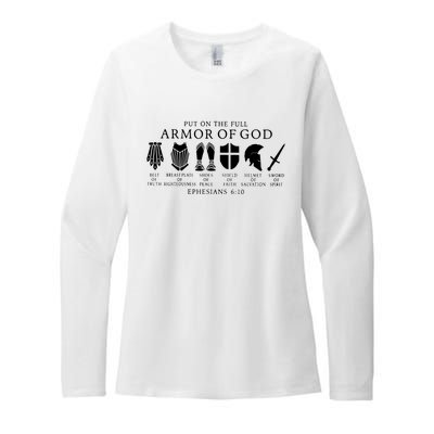 Put On The Full Armor Of God Ephesians 6 10 Womens CVC Long Sleeve Shirt