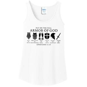 Put On The Full Armor Of God Ephesians 6 10 Ladies Essential Tank