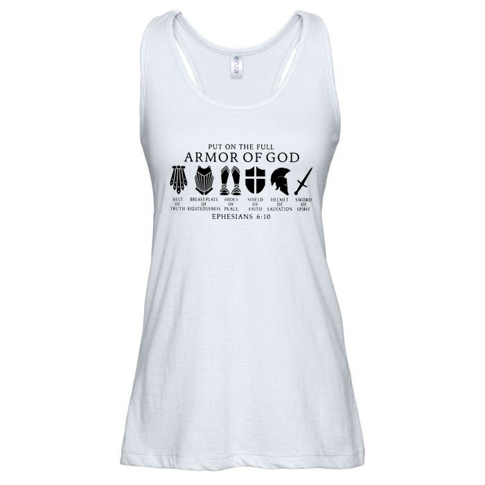 Put On The Full Armor Of God Ephesians 6 10 Ladies Essential Flowy Tank