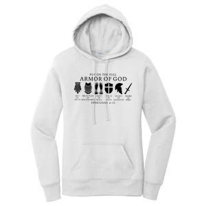 Put On The Full Armor Of God Ephesians 6 10 Women's Pullover Hoodie