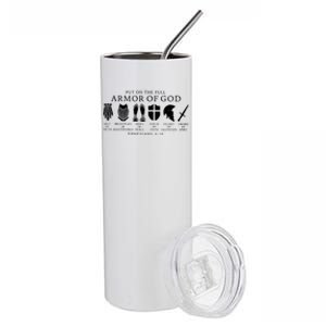 Put On The Full Armor Of God Ephesians 6 10 Stainless Steel Tumbler