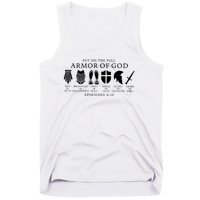 Put On The Full Armor Of God Ephesians 6 10 Tank Top