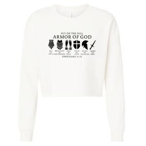 Put On The Full Armor Of God Ephesians 6 10 Cropped Pullover Crew