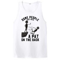 Pat On The Back Funny Adult Sarcastic Design PosiCharge Competitor Tank