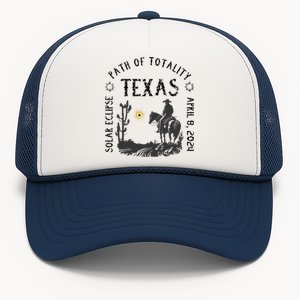 Path Of Totality Texas Solar Eclipse Trucker Hat