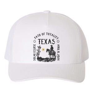 Path Of Totality Texas Solar Eclipse Yupoong Adult 5-Panel Trucker Hat