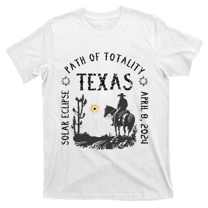 Path Of Totality Texas Solar Eclipse T-Shirt