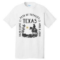 Path Of Totality Texas Solar Eclipse Tall T-Shirt