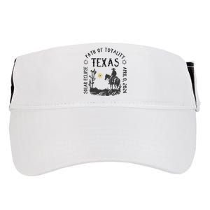 Path Of Totality Texas Solar Eclipse Adult Drive Performance Visor