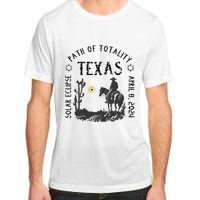 Path Of Totality Texas Solar Eclipse Adult ChromaSoft Performance T-Shirt