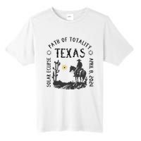 Path Of Totality Texas Solar Eclipse Tall Fusion ChromaSoft Performance T-Shirt