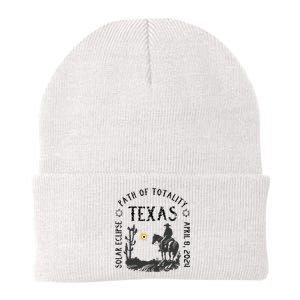 Path Of Totality Texas Solar Eclipse Knit Cap Winter Beanie