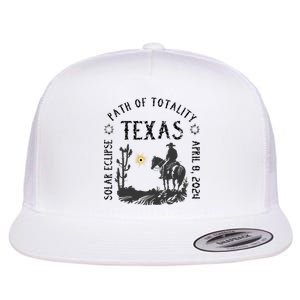 Path Of Totality Texas Solar Eclipse Flat Bill Trucker Hat