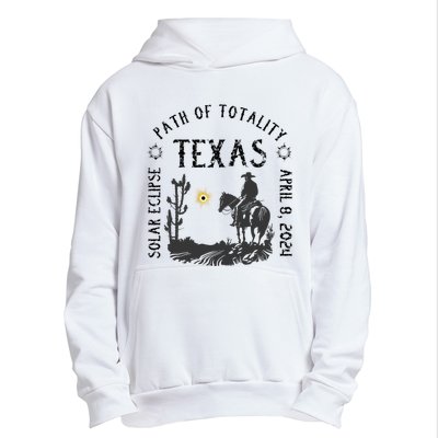 Path Of Totality Texas Solar Eclipse Urban Pullover Hoodie