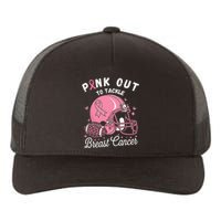 Pin.K Out Tackle Breast Cancer Awareness American Football Yupoong Adult 5-Panel Trucker Hat