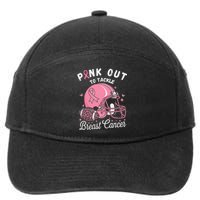 Pin.K Out Tackle Breast Cancer Awareness American Football 7-Panel Snapback Hat