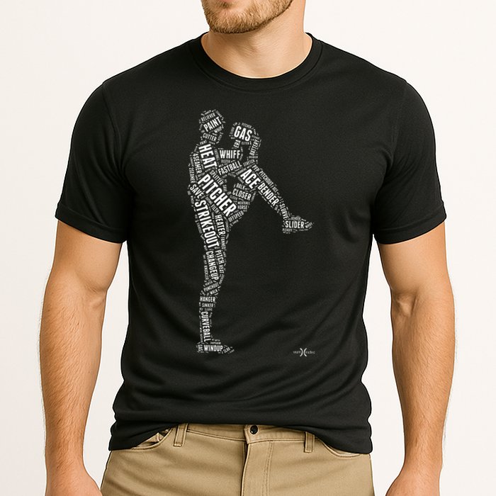 Pitcher On The Mound Baseball Lifestyle Cooling Performance Crew T-Shirt