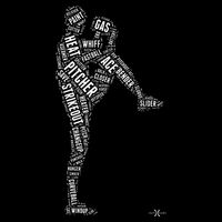Pitcher On The Mound Baseball Lifestyle Cooling Performance Crew T-Shirt