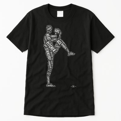 Pitcher On The Mound Baseball Lifestyle Tall T-Shirt