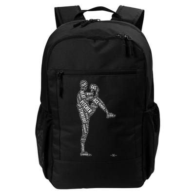 Pitcher On The Mound Baseball Lifestyle Backpack