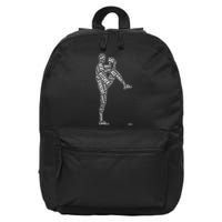 Pitcher On The Mound Baseball Lifestyle 16 in Basic Backpack