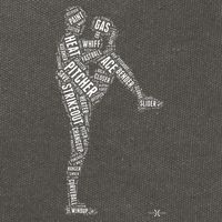 Pitcher On The Mound Baseball Lifestyle Cotton Canvas Backpack