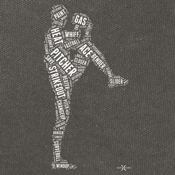 Pitcher On The Mound Baseball Lifestyle Cotton Canvas Backpack