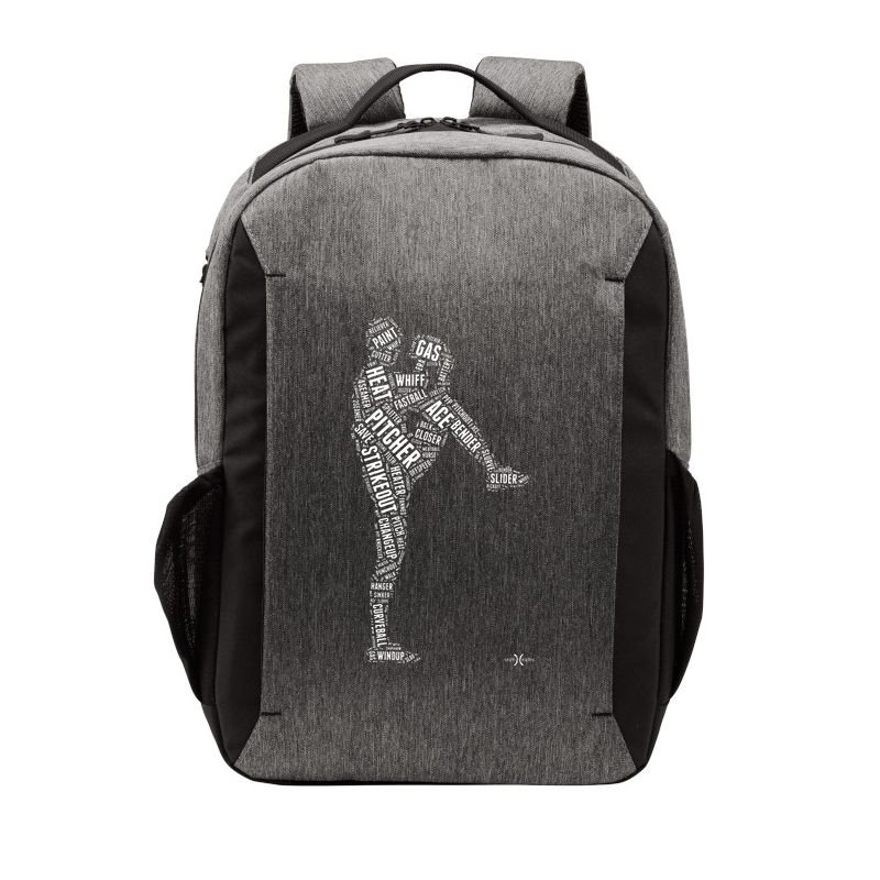 Pitcher On The Mound Baseball Lifestyle Vector Backpack
