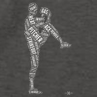Pitcher On The Mound Baseball Lifestyle Vector Backpack