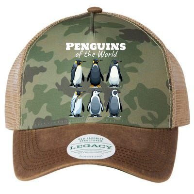 Penguins Of The World Legacy Tie Dye Trucker Hat