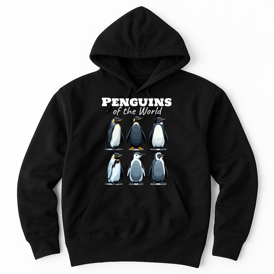 Penguins Of The World Hoodie