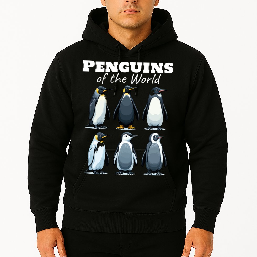 Penguins Of The World Hoodie