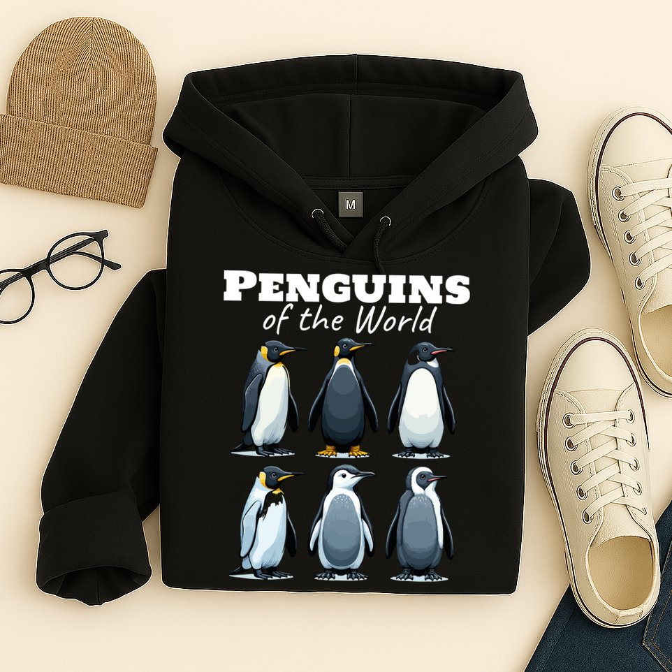 Penguins Of The World Hoodie