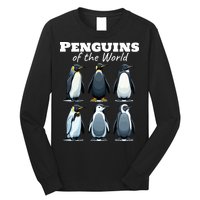 Penguins Of The World Long Sleeve Shirt