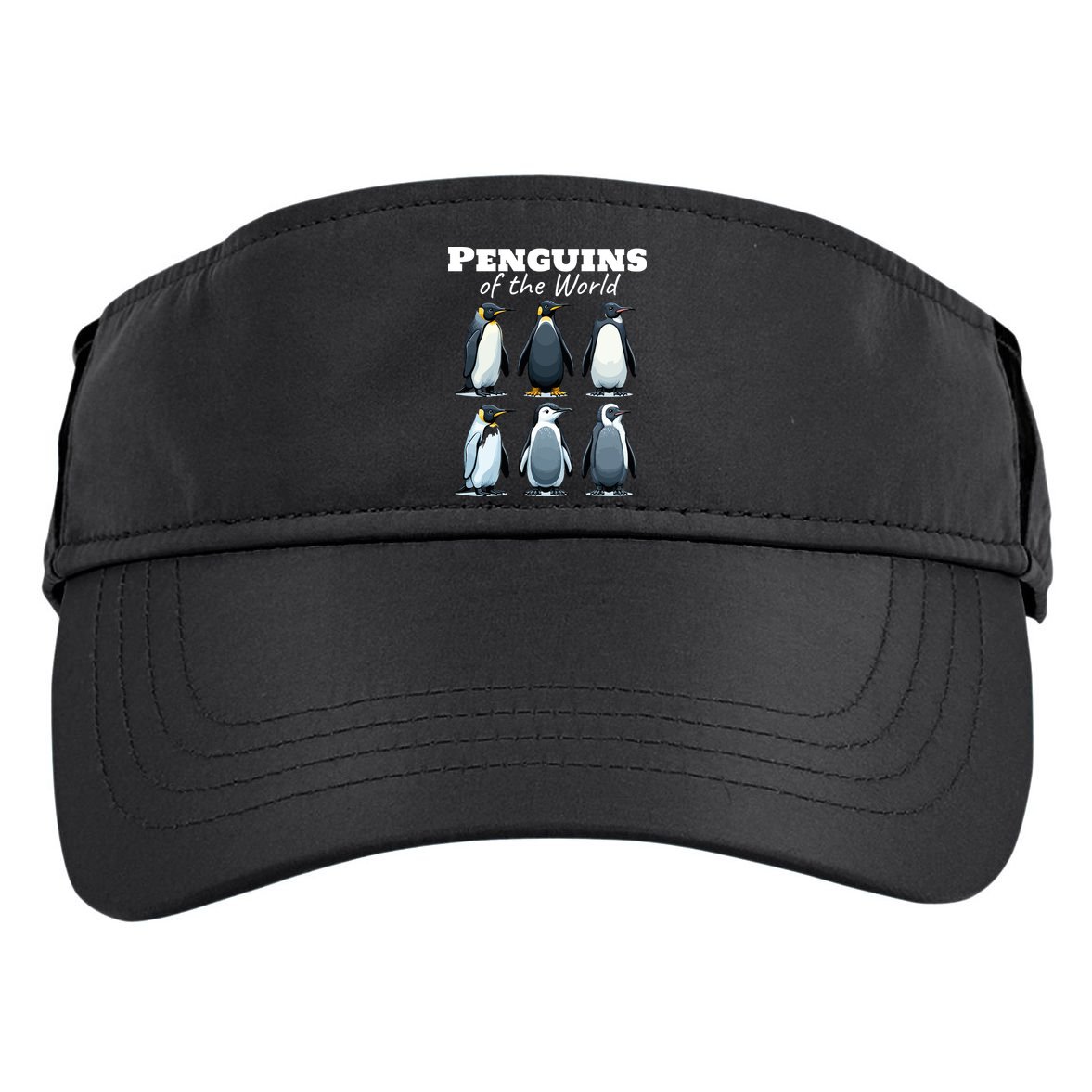 Penguins Of The World Adult Drive Performance Visor